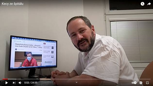 Hranický lékař Ctirad Musil prezentoval své názory na Youtube kanálu Moravský troll
