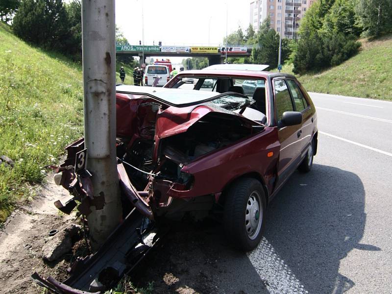 Důvodem nehody byl mikrospánek řidiče. 