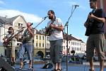 Ostravská skupina Tygrasz hrála na Masarykově náměstí.