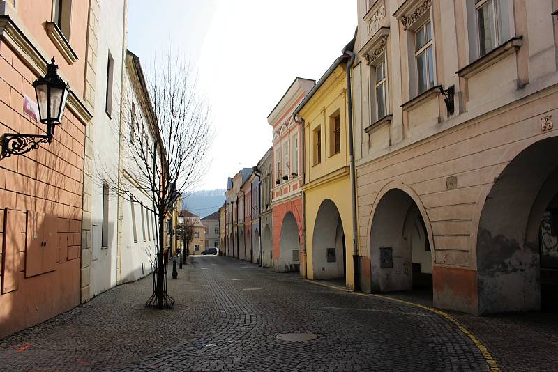 Masarykovo náměstí v Hranicích.