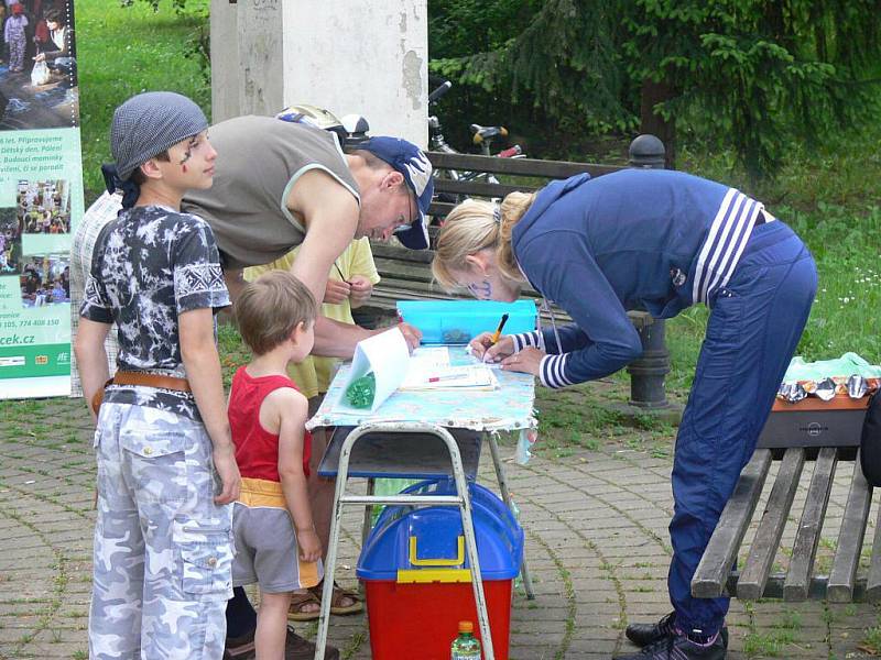 V sobotu 4. června proběhl v hranickém parku v rámci dětského dne Pirátský den pro nejmenší.