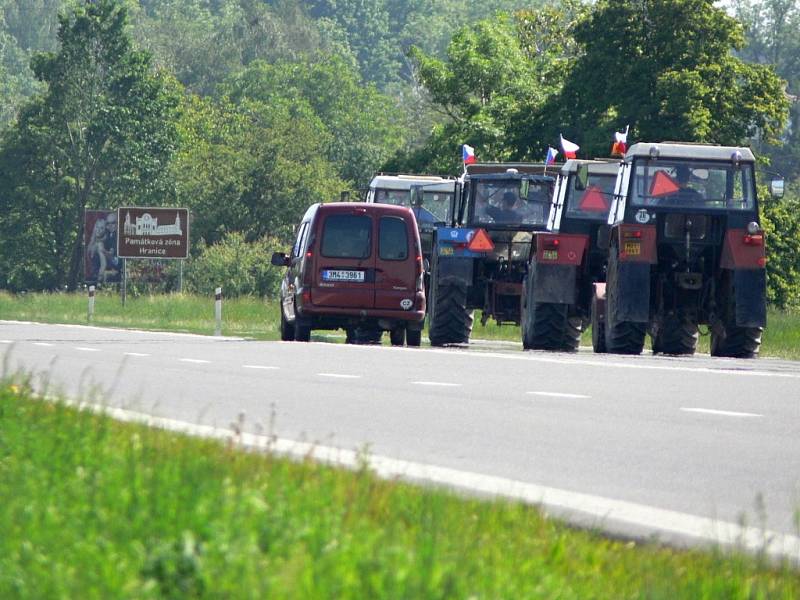 Protesty zemědělců na Hranicku