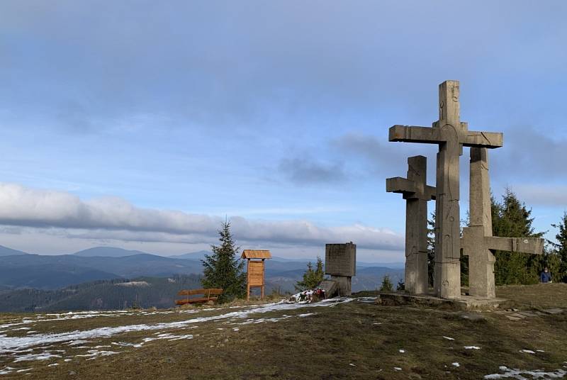 Pomezí Moravy a Slovenska, rozsáhlé pohoří Javorníky.