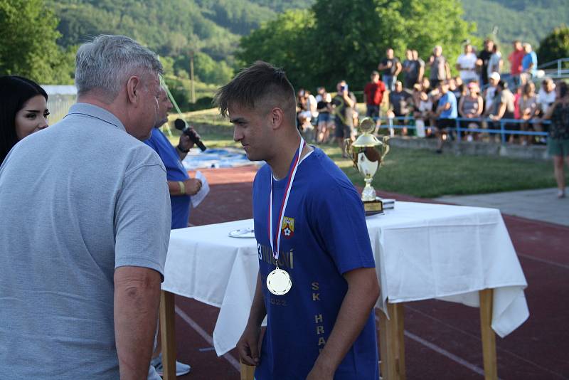 Fotografie ze zápasu mezi celky SK Hranice a SFK ELKO Holešov