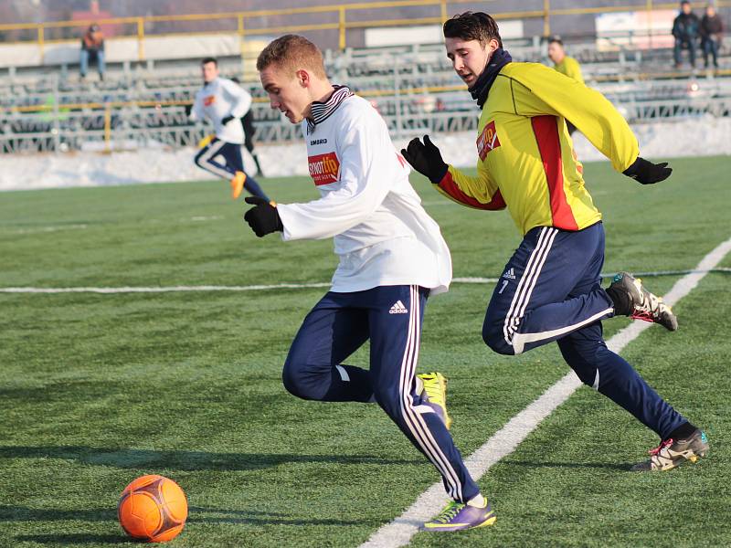 Fotbalisté Ústí v přípravě proti Kozlovicím