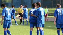 Hraničtí fotbalisté porazili Orlovou 1:0, posunuli se na desátou příčku, avšak na předposlední tým mají k dobru jen jediný bod.