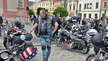 Hranická motomše pořádaná klubem Harley Owners Group