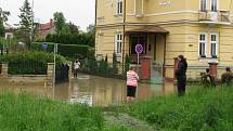 Po poledni už byla situace na Hranicku hodně vážná