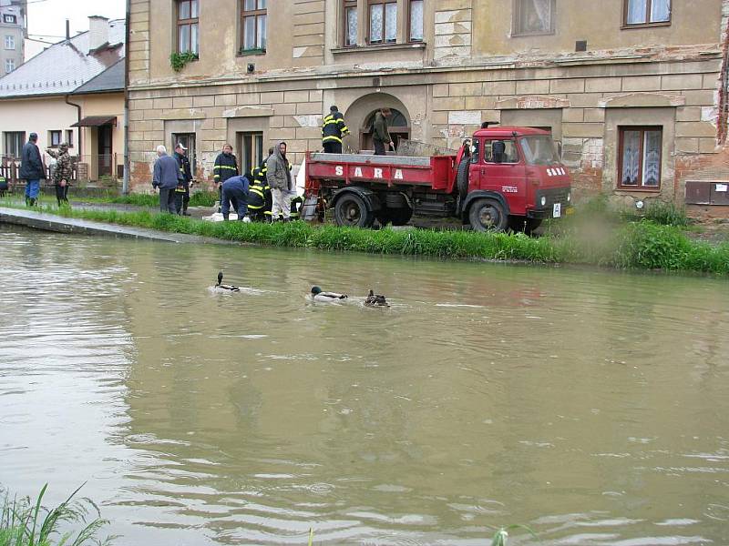 Po poledni už byla situace na Hranicku hodně vážná