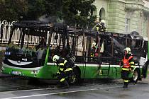 V neděli 10. června kolem 19.15 hodin hořel na třídě 1. máje  v Hranicích elektrobus městské hromadné dopravy