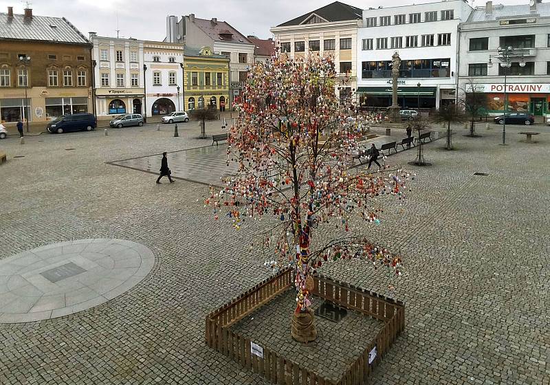 Kraslicovník na hranickém Masarykově náměstí