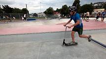 Skatepark v Uherském Hradišti slavnostně otevřeli v pátek 25. června 2021