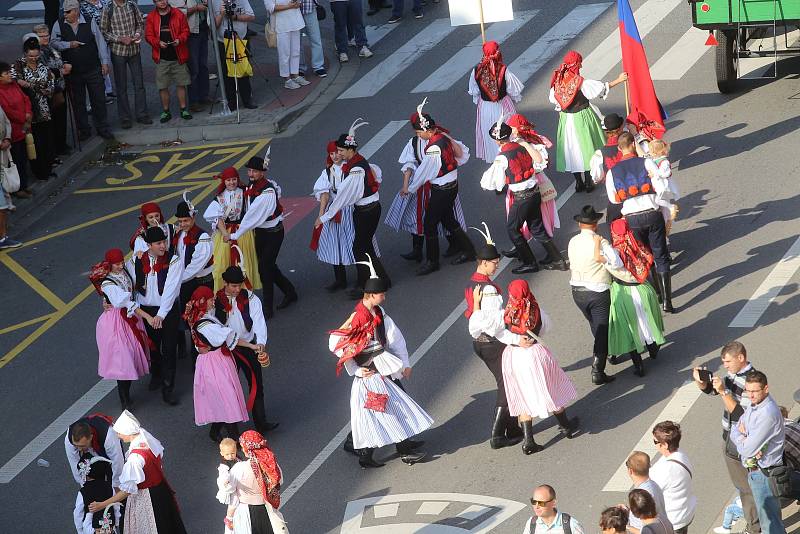 Slavnosti vína Uherské Hradiště 2017. Průvod