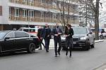Premiér Petr Fiala na návštěvě v Uherskohradišťské nemocnici