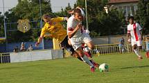 1. FC Slovácko - AS Trenčín 0:1. Přípravný zápas v Ratíškovicích. Hofmann (Slovácko) a Malec.