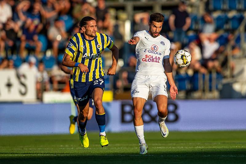 Odvetné utkání 3. předkola fotbalové Evropské ligy: 1. FC Slovácko - Fenerbahce Istanbul, 11. srpna 2022, Uherské Hradiště.