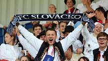 Krojovaní fanoušci Slovácka
