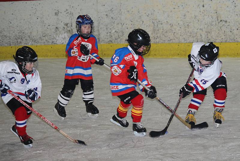 Velká radost ze hry byla vidět na všech malých hokejistech, kteří se v sobotu 18. listopadu zúčastnili v Uherském Hradišti turnaje 2. tříd. Domácím Hradišťanům se dařilo, s Brumovem a Uherským Ostrohem vyhráli všechny čtyři zápasy. (ms)