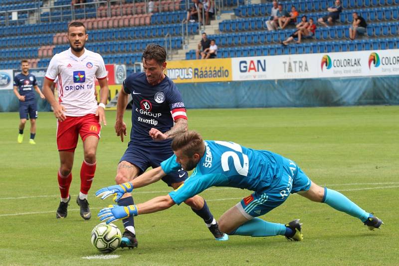 Slovácko - Trenčín 1:1 (Ligová generálka - Slovácko v modrém)