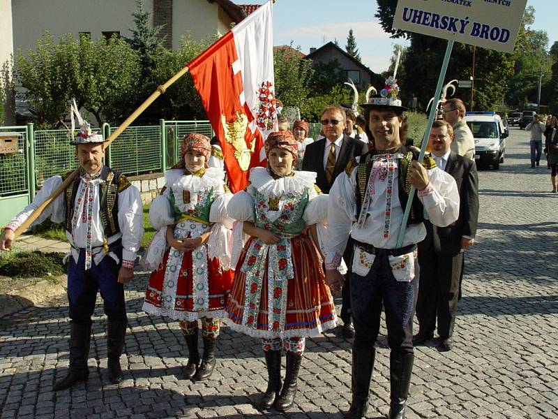 Rozmarýn na Slováckých slavnostech vína a otevřených památek v Uherském Hradišti v roce 2007.