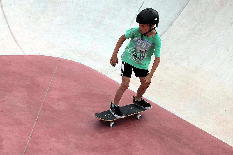 Skatepark v Uherském Hradišti slavnostně otevřeli v pátek 25. června 2021