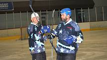 Okresní hokejová liga: Rangers UH - Lokomotiva Uherský Ostroh (v tmavém)