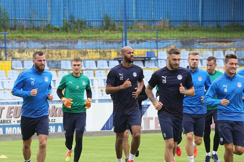 Fotbalisté ligového Slovácka na prvním tréninku po krátké letní přestávce - 16. 07. 2020