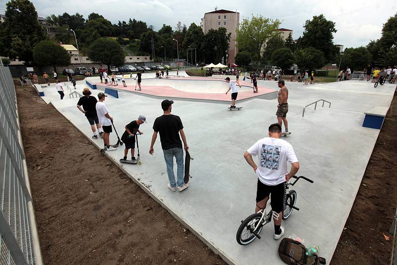 Skatepark v Uherském Hradišti slavnostně otevřeli v pátek 25. června 2021