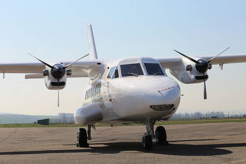 50. výročí prvního vzletu letadla L 410 na letišti v Kunovicích.