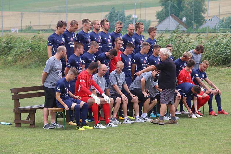 Fotografování fotbalistů 1. FC Slovácko.