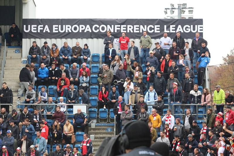 Fotbalisté Slovácka se v pátek doma utkali v Evropské konferenční lize s Kolínem nad Rýnem