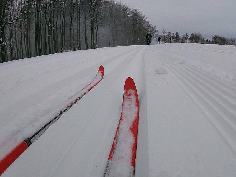 Největší areál pro běžkaře v regionu Slovácka je určitě nad Novou Lhotou.