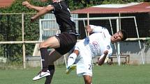 1. FC Slovácko B vs. HFK Olomouc - Vpravo Michal Trávník