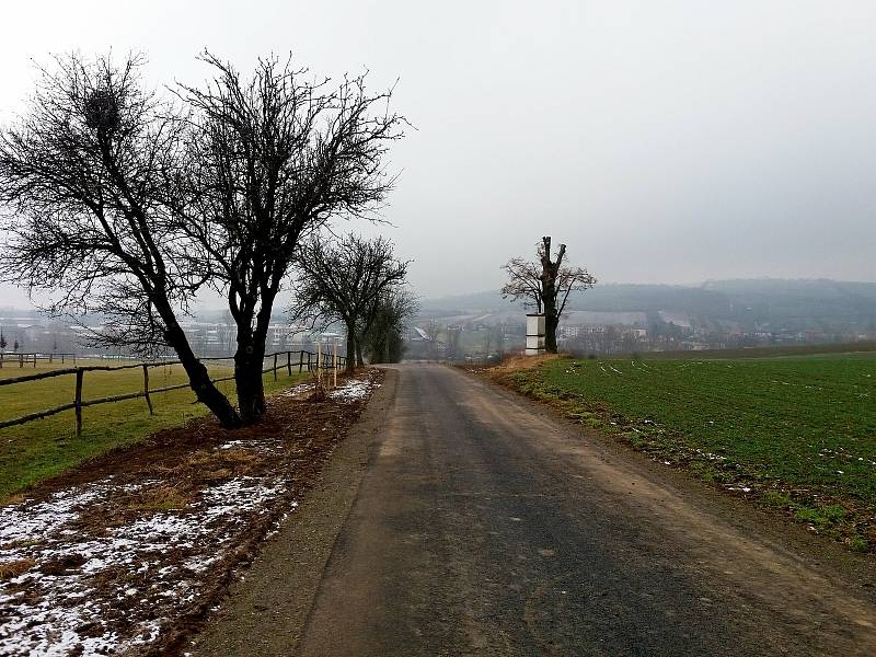 Nově vybudovaná Cyklostezka sv. Metoděje ze Zlechova do Boršic