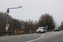 Radary instalované ve Chřibech na silnici I/50.
