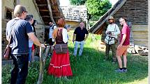 Archeoskanzen Modrá žil Nocí Slunce a Ohně