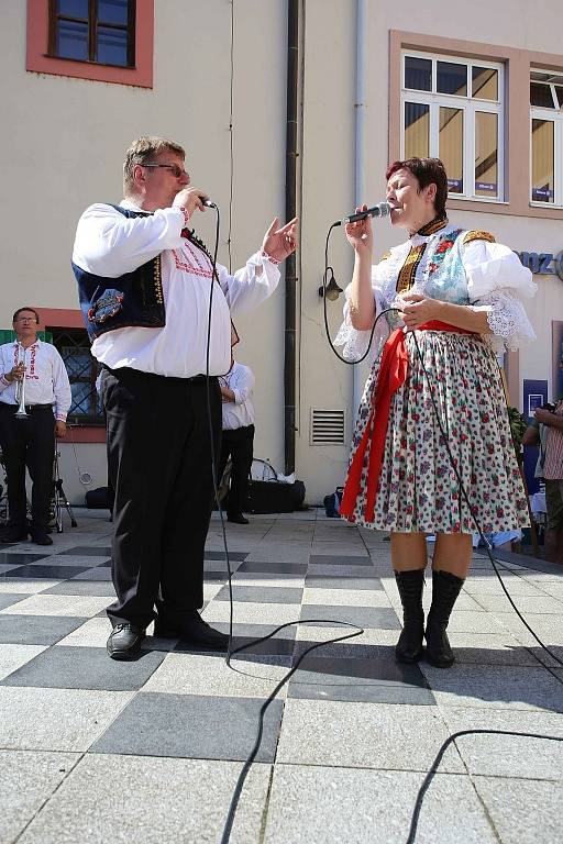 Slavnosti vína 2016 v Uherském Hradišti.  Mikroregion Staroměstsko ve Staré radnici.