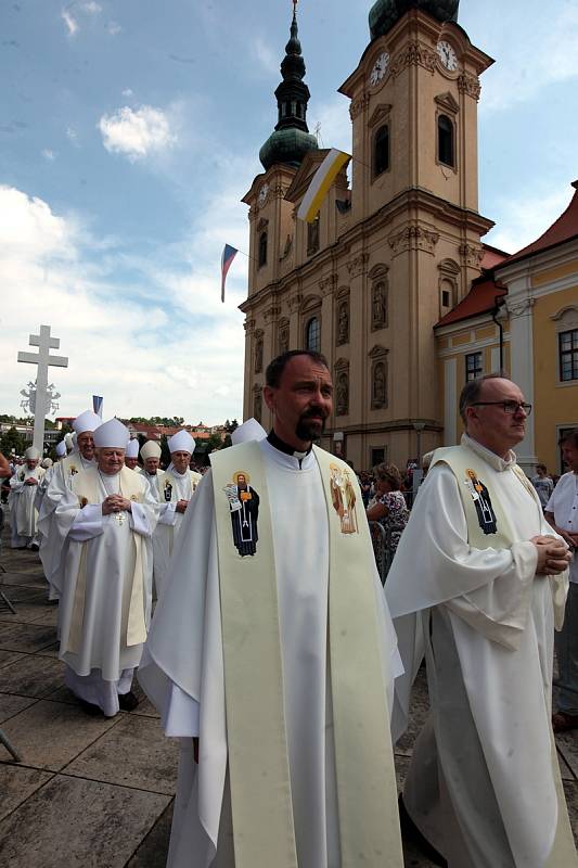 Národní cyrilometodějská pouť na Velehradě 5. července 2021.