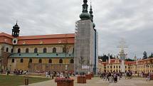 Do velehradské baziliky zamířily v sobotu stovky poutníku ze všech koutů regionu.  