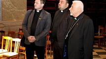 Katolický arcibiskup syrsko-chaldejského obřadu Yohann Petros Mouche z diecéze v iráckém Mosulu v doprovodu svého sekretáře Majjeda Ataly navštívili Velehrad.