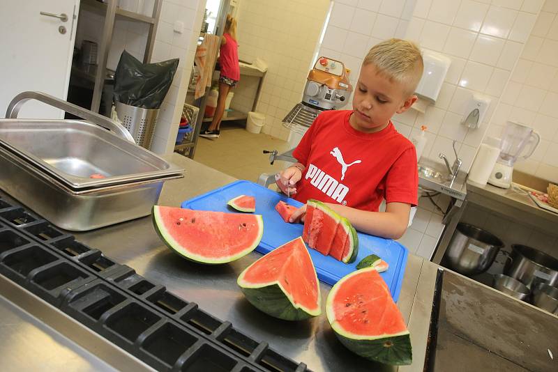 Příměstský tábor ve Střední škole průmyslové hotelově a zdravotnické vUherském  Hradišti.