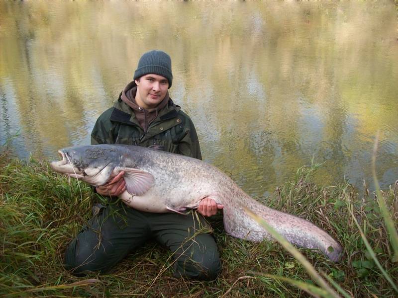 Soutěžní číslo 83 - Adam Šimčák, sumec, neměřen, nevážen.