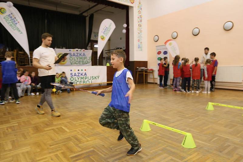 V Horním Němčí sportovali olympionici. Nové doskočiště pokřtila Šárka Kašpárková