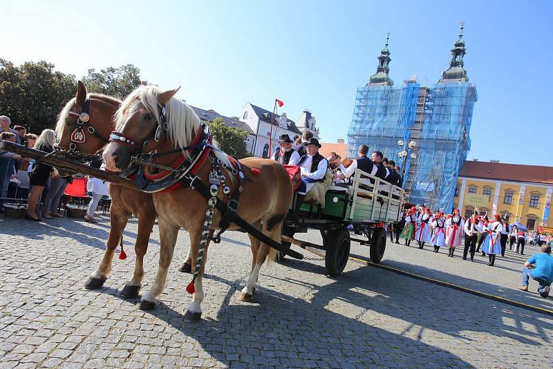 Slavnosti vína Uherské Hradiště 2017. Průvod