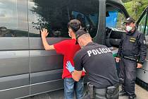 Policisté vrátili na Slovensko migranty zadržené ve Starém Hrozenkově