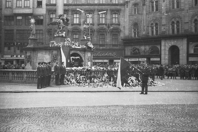 Pohřeb Jana Palacha. 