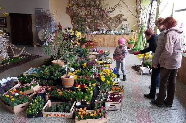 Výstava květin v Jalubí.