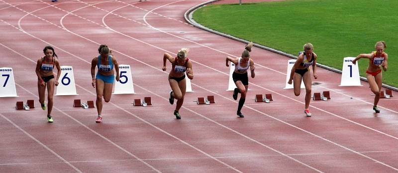 Hry VI. letní olympiády dětí a mládeže ČR ve Zlínském kraji. Atletika na atletickém stadionu v Uherském Hradišti.