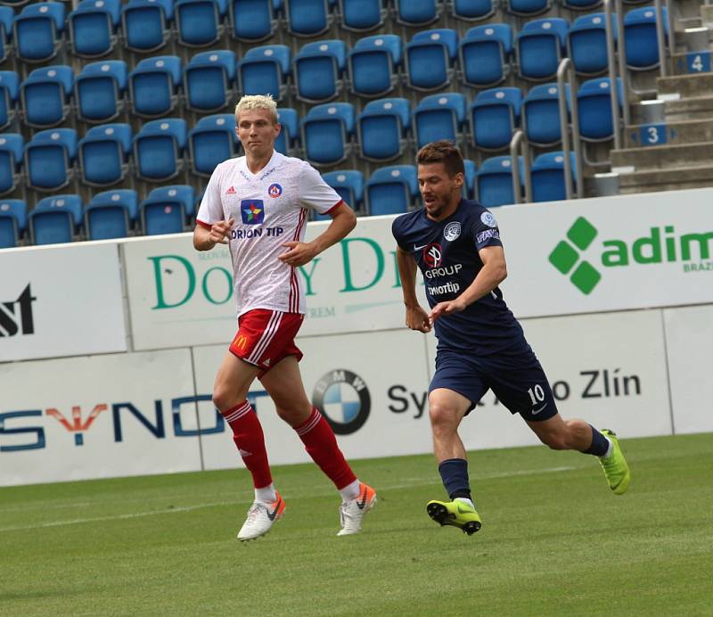 Slovácko - Trenčín 1:1 (Ligová generálka - Slovácko v modrém)