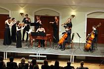 Novoroční koncert Slováckého komorního orchestru v sále  Reduty v Uherském Hradišti. 